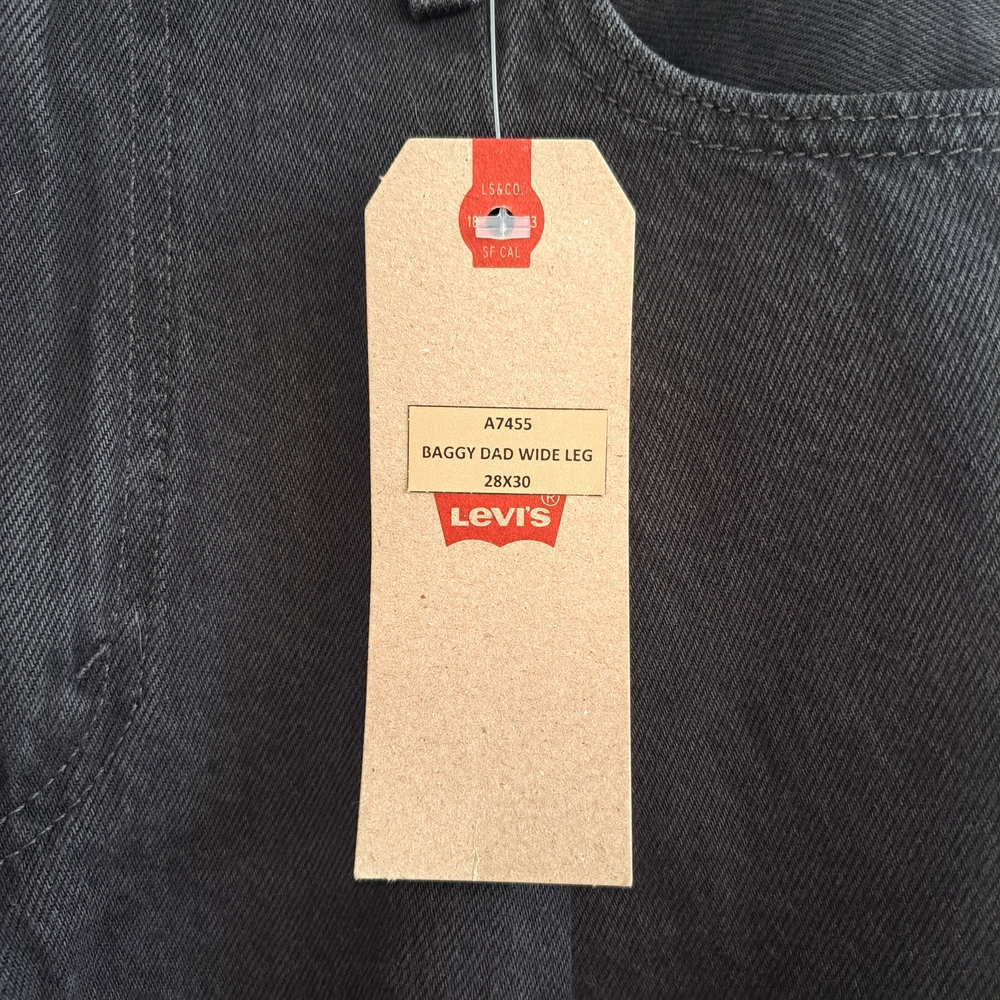 😃NWT LEVI'S BAGGY DAD WIDE LEG DENIM JEANS - Picture 7 of 12
